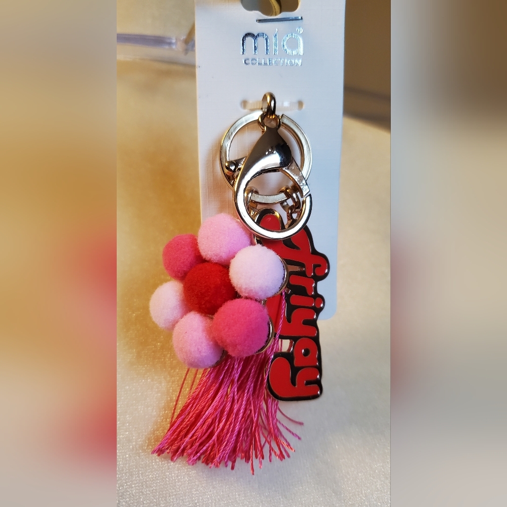 Mia Collection "Friyay" Keychain